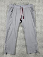 Figs Kade Cargo Scrub Pants T21004 Sz XL Gray Medical Nursing RN LPN
