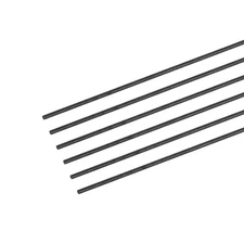6pcs Carbon Fiber Rod, 1mm x 100mm for RC Plane DIY Quadcopter Arm