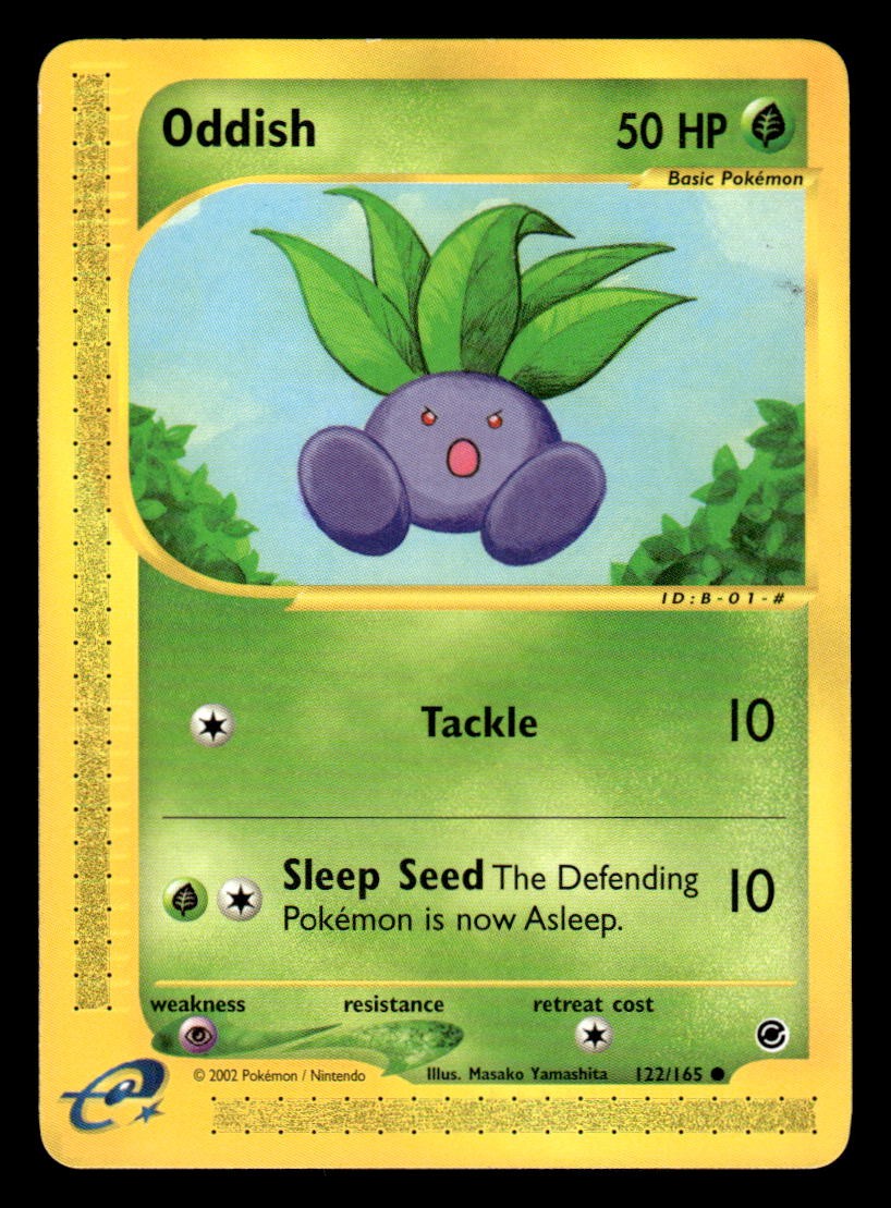 Pokemon Expedition #122/165 Oddish NM