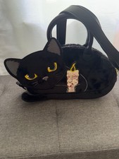 Black Cat Novelty Satchel Purse Small Top Han...