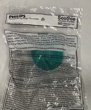 Philips Newborn Soothie Pacifier, Green, 0-3 Months, Hospital Binky 96004-N