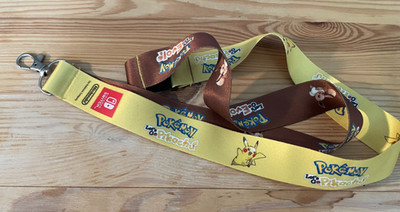 FAN Pokemon Schlüsselband Let's Go Pokemon/Evoli (yellow/brown) NINTENDO SWITCH
