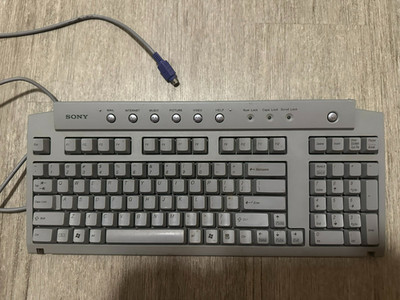 Sony Vaio 100-Key PS/2 Mechanical Keyboard - PCVA-KB1P/UB - Free Shipping