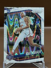 2025 Panini Prizm WNBA #72 Kiki Iriafen White Seismic Prizms