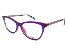 Missoni Eyeglasses Frames MI361V03 Purple Blue Gold Cat Eye Full Rim 53-16-140