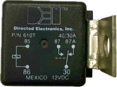 Genuine Directed Electronics 12.V 40-Amp Power Hardwired Directed Relay 610T