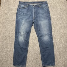 Levis 541 Jeans Mens 40x34 Dark Wash Blue Athletic Taper Stretch Denim Pants