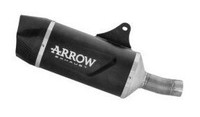 72655AKN - Auspufftopf Arrow Indy Race EVO Dark Aluminium CF Moto 450 MT (24-)