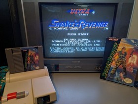 Snake's Revenge (Nintendo, NES, 1990) W/ Box + Manual Authentic Tested Working