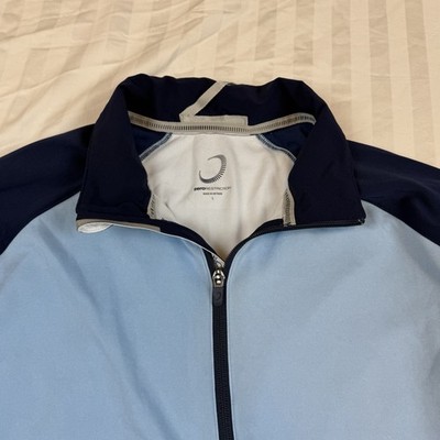 Zero Restriction Quarter Zip Pullover Mens Blue Navy Tour Series Z Golf