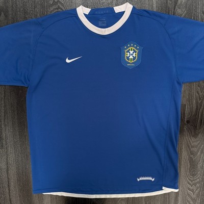 Original Nike Brazil 2006 Away Shirt Mens XXL 2XL