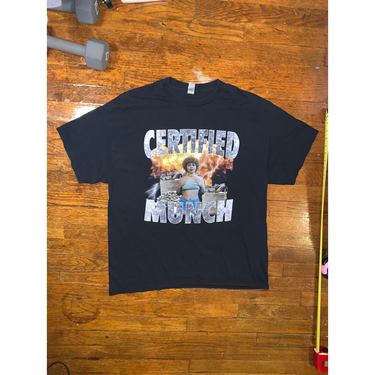 Ice Spice Certified Munch T Shirt Black XL Gildan Rap Tee Graphic