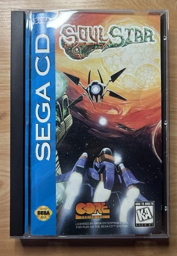 Soul Star Sega CD Core Design Inc Complete CIB With Manual 1994