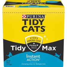 Purina Tidy Cats Clumping Cat Litter Instant Action Odor Control 24/7 38 lb. Box 1.39 per pound