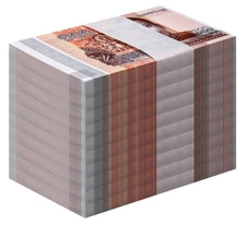 Cambodia 100 Riels, 2014, P-65, UNC X 1000 PCS Brick