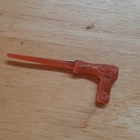 Vintage SPLINTER TMNT 1988 Playmates Walking Stick Club Weapon Accessory Only