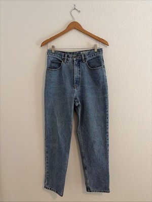 Vintage Eddie Bauer Jeans Womens Petite 10 Classic Fit Blue Denim 100% Cotton