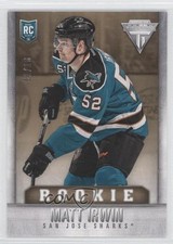 2013-14 Panini Titanium Rookie Retail Gold 1/10 Matt Irwin #146 o6n