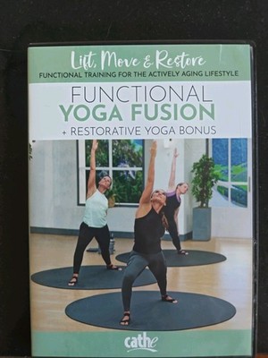 Cathe Friedrich Lift Move & Restore Functional Yoga Fusion DVD Workout Fitness
