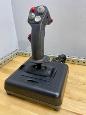 CH 568 Combat Flight Stick USB F-16 USB Gaming Joystick CH Products Used Clean