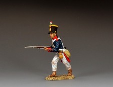 King  Country RTA145 Santa Anna's Soldier Running Forward