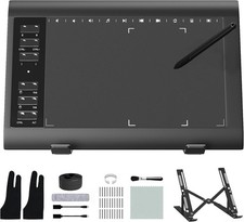10x6 Graphics Drawing Tablet Battery-Free Pen 8192 Pressure USB OSU