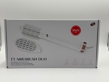 T3 Micro Airebrush Duo Interchangeable Hot Air Blow Dry Brush White - Brand New T3 Micro Airebrush Duo Interchangeable Hot Air Blow Dry Brush White - Brand New