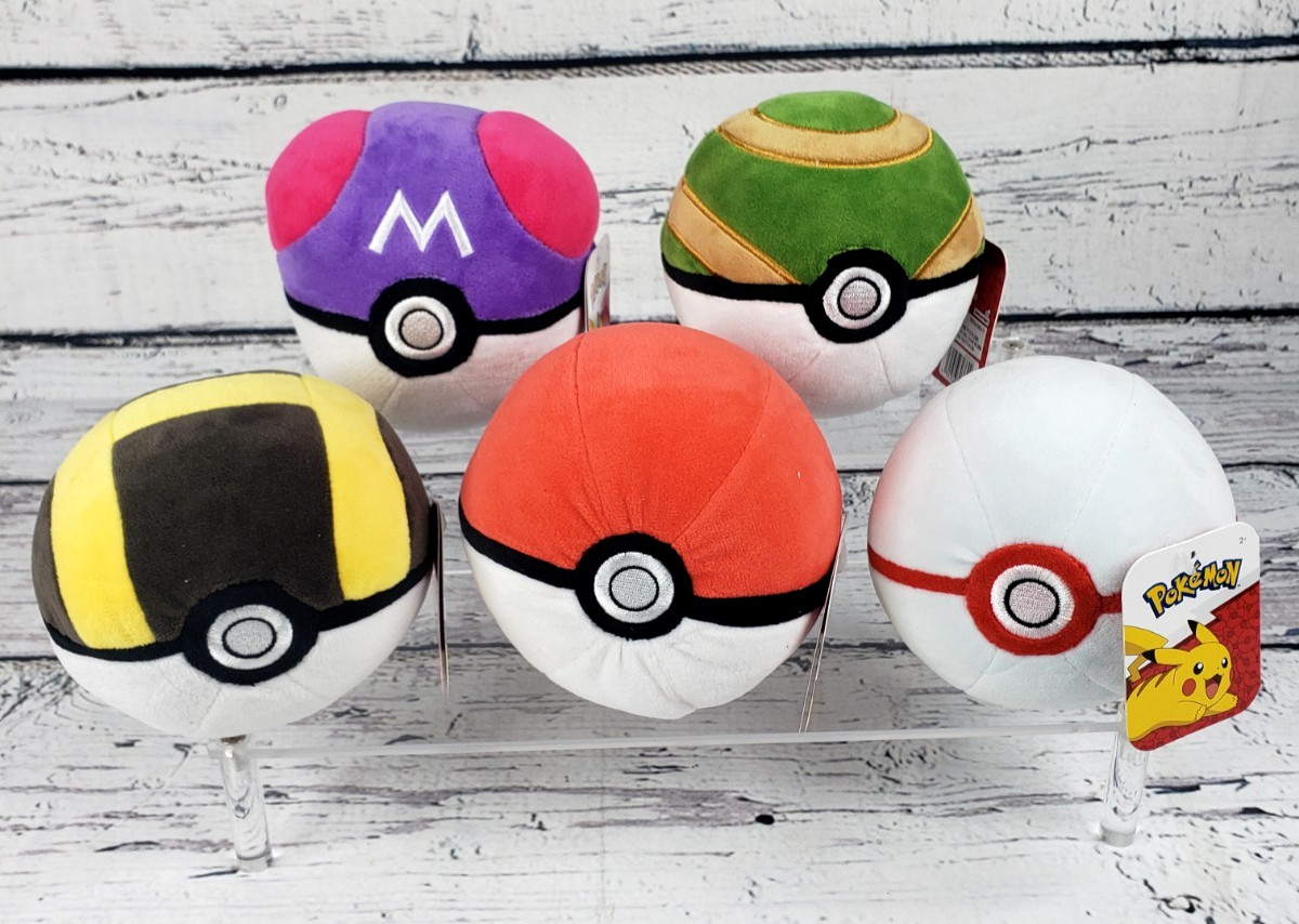 Pok&eacute;mon Poke Ball 5&rdquo; Plush Jazwares 2024 New with Tags - 