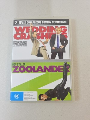 Wedding Crashers  / Zoolander  (DVD, 2005) Region 4 PAL