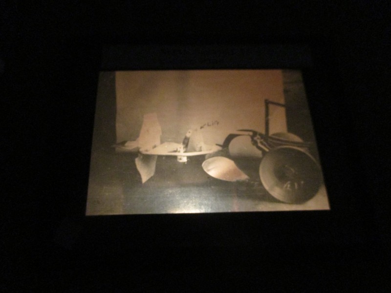 RARE ANTIQUE BROOKLYN CHILDREN'S MUSEUM MAGIC LANTERN MODERN PLOW GLASS SLIDE