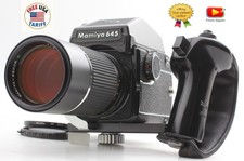 w/Grip Mint Mamiya M645 Midium Format Film Camera C 210mm f4 Lens From JAPAN
