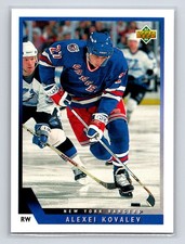 1993-94 Upper Deck - Alexei Kovalev #27 New York Rangers Hockey Card