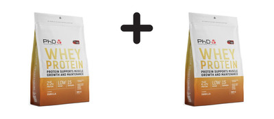 2 x PhD Whey Protein (500g) Vanilla (35,99 EUR/kg)