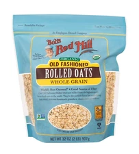 Bobs Red Mill Organic Rolled Oats, 32oz - Non-GMO, Vegan, Kosher
