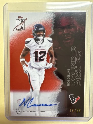 2025 Topps Signature Nico Collins Veteran Class Autographs (RAW)