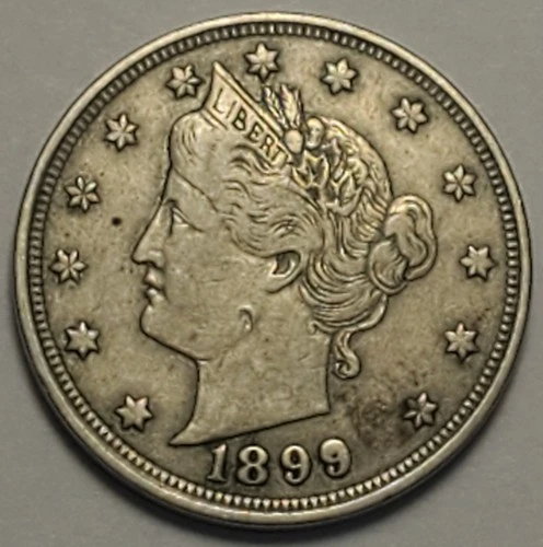 1899-P Liberty Nickel — photo from the most recent tracked eBay sale
