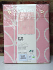 Orla Kiely Bubblegum Pink Linear Stem Double Duvet Cover with 2 Pillowcases BNWT