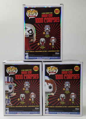 Funko Pop! PLUS Rob Zombie House of 1000 Corpses Set of 3 #1850