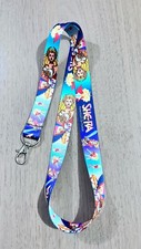 New Lot 10pcs cartoon girl Lanyard Mobile Phone ID Card KeyChain Holder