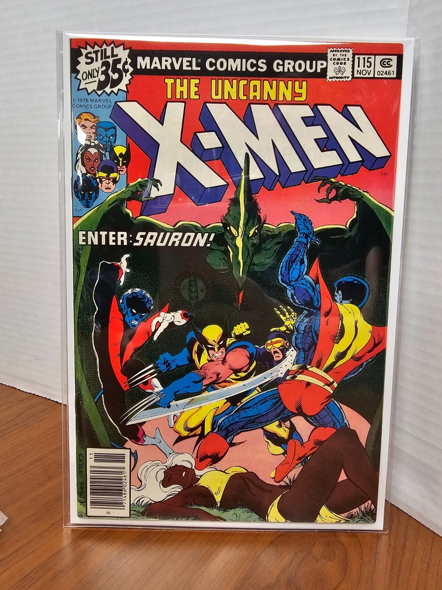 X-MEN #115 - SAURON COVER MARVEL COMICS 1978 VF/NM | eBay