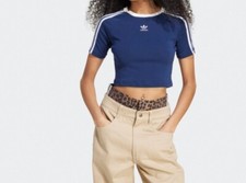 Adidas 3S Baby Tee - Night Indigo / Womens T-Shirts Expedited / JY4859