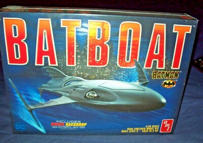 Amt 1/25 Scale Batman BATBOAT Sealed Model Kit | eBay
