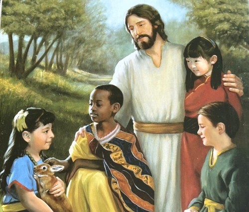 SHEPHERD of ALL Glossy Print 8"x10" Catholic Christian ready to be framed - Picture 2 of 3
