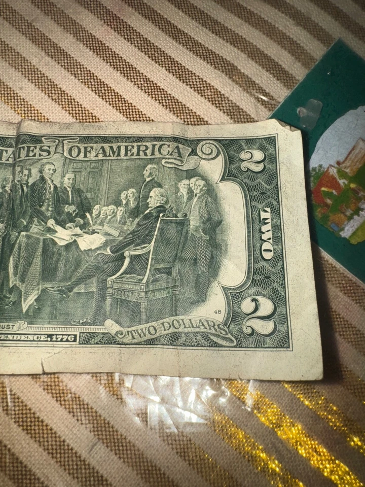 MIXED GOOD TWO Dollar BILL -1976-a found in a mixed stack of bills - Image 4 of 4