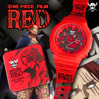 GA-2100 One Piece Red Shanks Custom Designed Watch | eBay