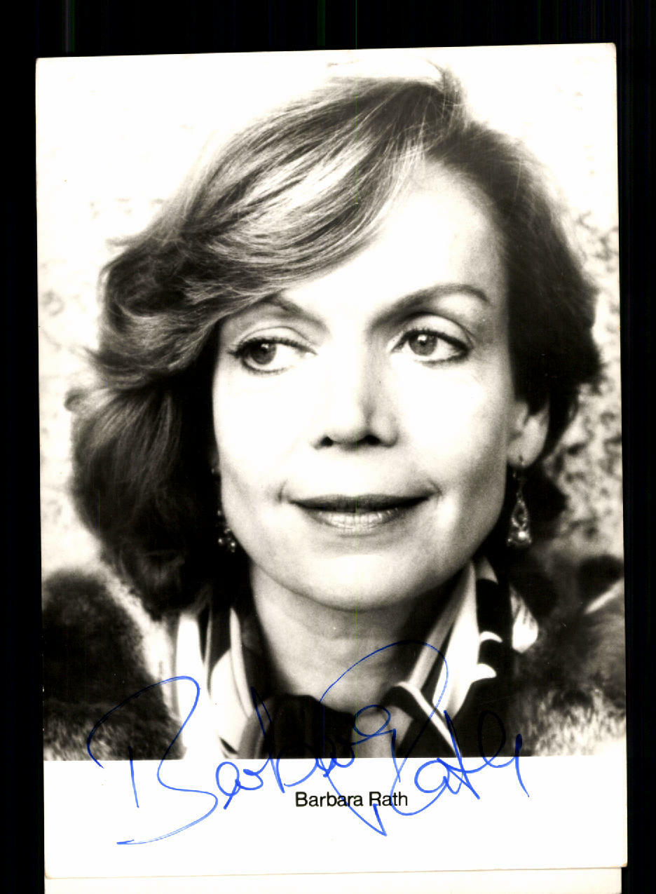 Barbara Rath Rüdel Autogrammkarte Original Signiert ## BC 164364 | eBay.de