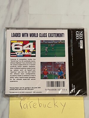 SUPER SIDEKICKS 3 Tokuten Ou 3 NGCD-081 SNK Neo Geo CD Japan for
