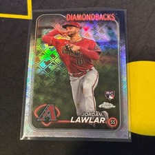 Topps Chrome 2024 Logofractor Base Rookie Holo Refractor Variation RC You Pick!