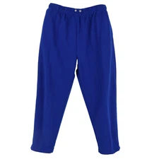 Carolina Colours Sweatpants Womens Size PL Blue Pockets Elastic Waist High Rise
