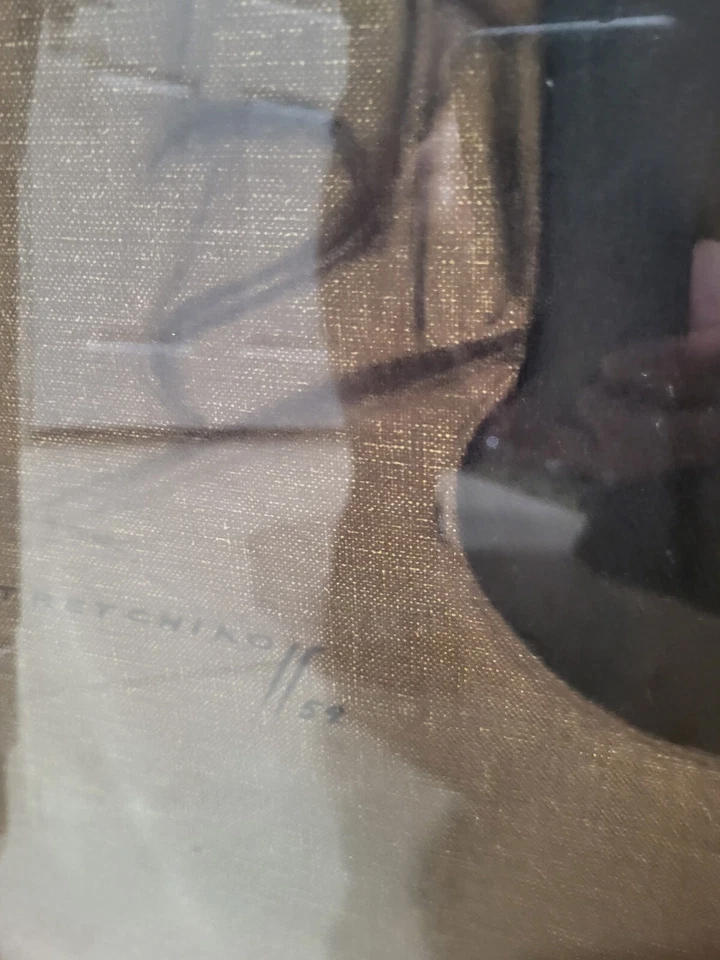 Estampado vintage de niña Vladimir Tretchikoff Basuto a bordo, retrato enmarcado en vidrio Foto 2 de 4